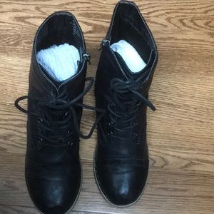 Madden Girl combat style boots 6M
